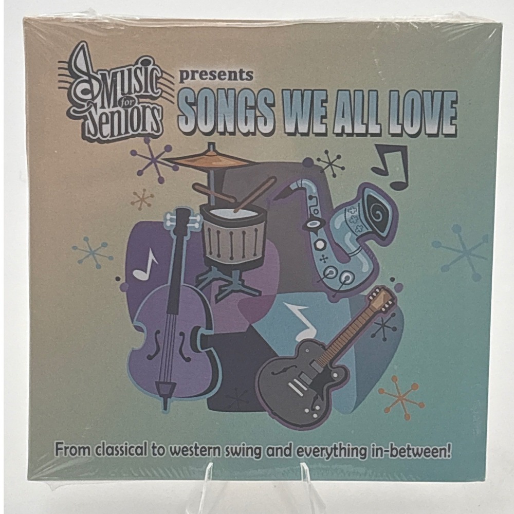 Music for Seniors Songs We All‎ Love CD 2012 Compilation Factory Sealed